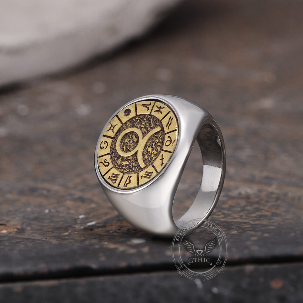 Taurus Stainless Steel Ring
