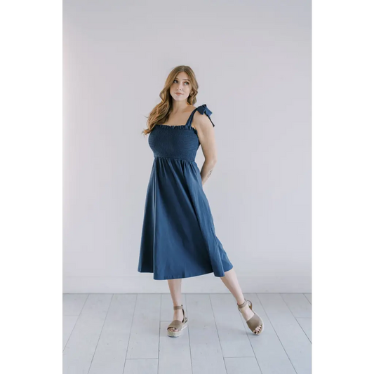 The Day Dress in Navy