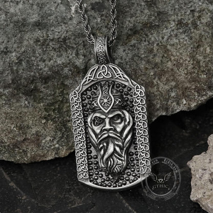 The All-Father Odin Pure Tin Viking Necklace