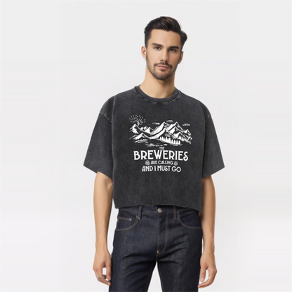 The Breweries Are Calling And I Must Go Short Sleeve T-shirt