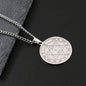 The Key of Solomon Pentacle of Jupiter Stainless Steel Necklace