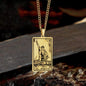 The Magician Tarot Card Stainless Steel Necklace