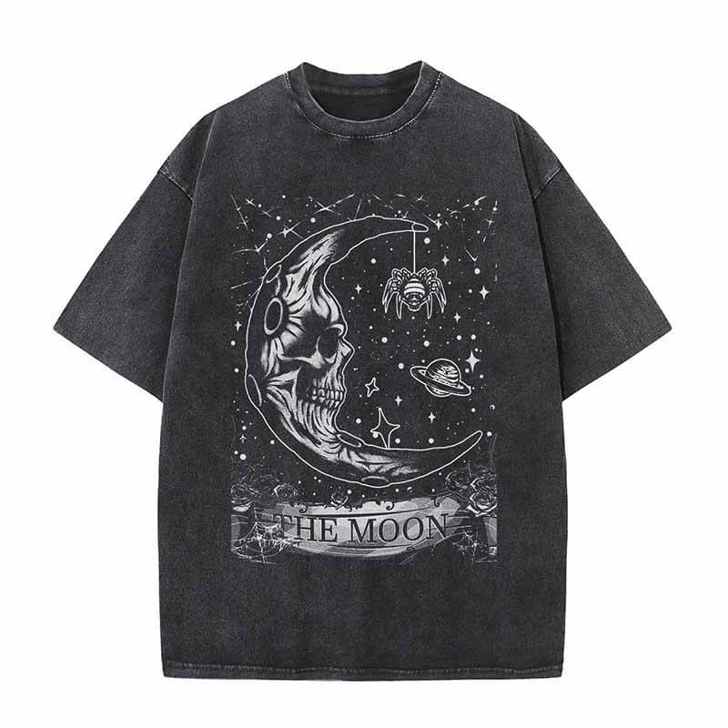 The Moon Gothic Skull T-shirt