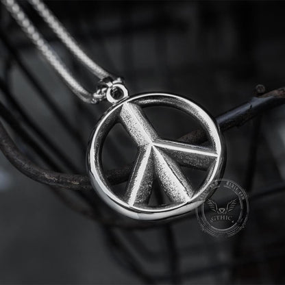 The Peace Symbol Stainless Steel Pendant