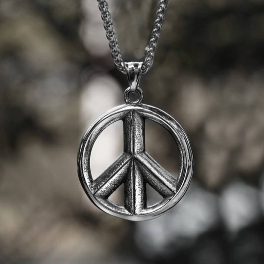 The Peace Symbol Stainless Steel Pendant