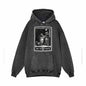 The Trash Panda Tarot Card Vintage Washed Hoodie