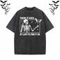 There It Goes Skull Flying Bat Short Sleeve T-shirt