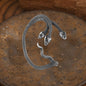 Three-Headed Snake Stainless Steel Ear Cuff Earrings
