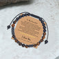To My Grandson I Love You Morse Code Bracelet