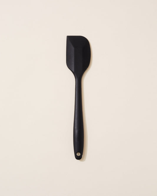 black silicone spatula