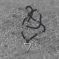 Triangle Stone Bead Necklace
