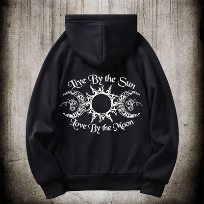 Triple Moon Goddess Witch Hoodie Coat