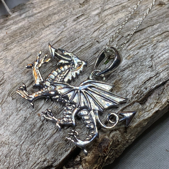Welsh Dragon Necklace