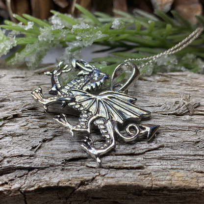 Welsh Dragon Necklace