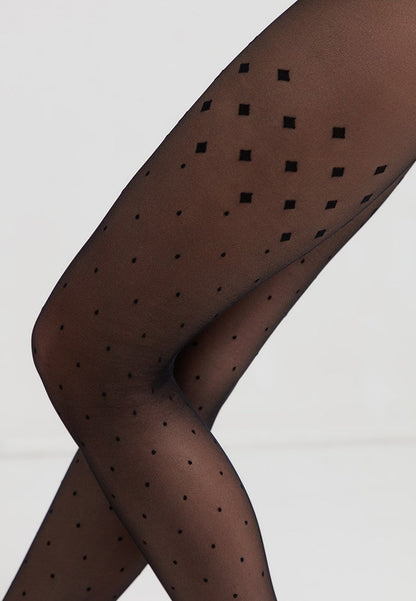 Fantasy Tights Conte Evening - Stockings Dots Triangles