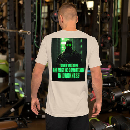 Comfortable in Darkness // We Fight Monsters Tee