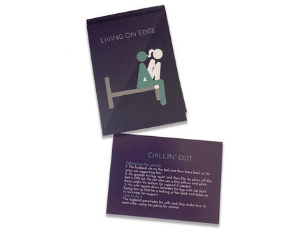 Sex Position Card Deck Volume 1, Non-Graphic with 75 sex positions and descriptions