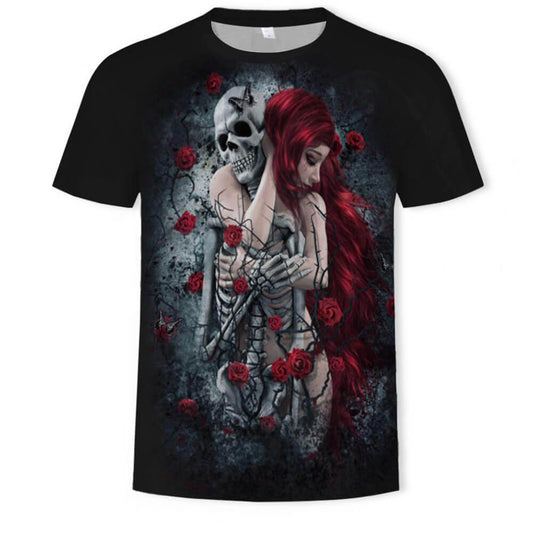 Until My Last Breath Polyester Goth T-Shirt