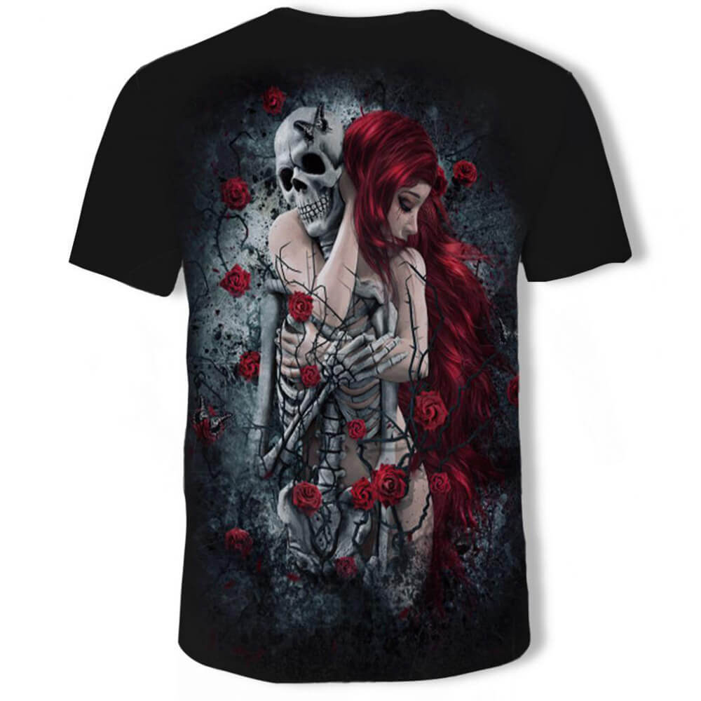 Until My Last Breath Polyester Goth T-Shirt