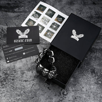 V for Vendetta Mask Stainless Steel Bracelet