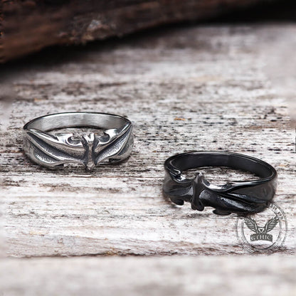 Vampire Bat Stainless Steel Ring