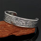 Vegvisir Runes Stainless Steel Viking Cuff Bracelet