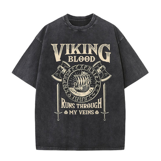 Viking Blood Runs Through My Veins T-shirt