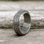 Viking Knot Runes Stainless Steel Spinner Ring