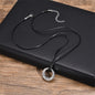 Viking Runes Stainless Steel Urn Necklace