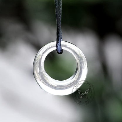 Viking Runes Stainless Steel Urn Necklace