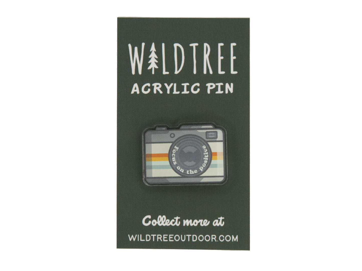 Retro Camera Acrylic Pin