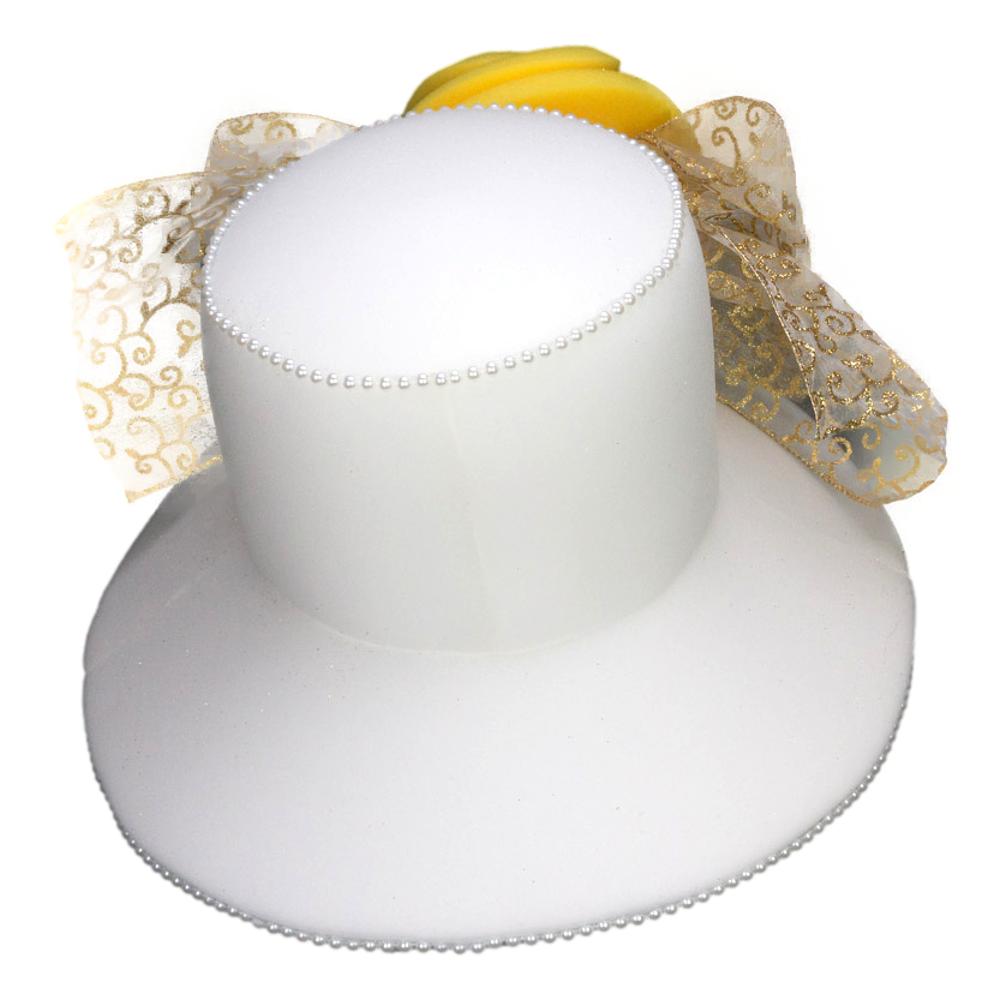 Vintage Round Flowers Hat