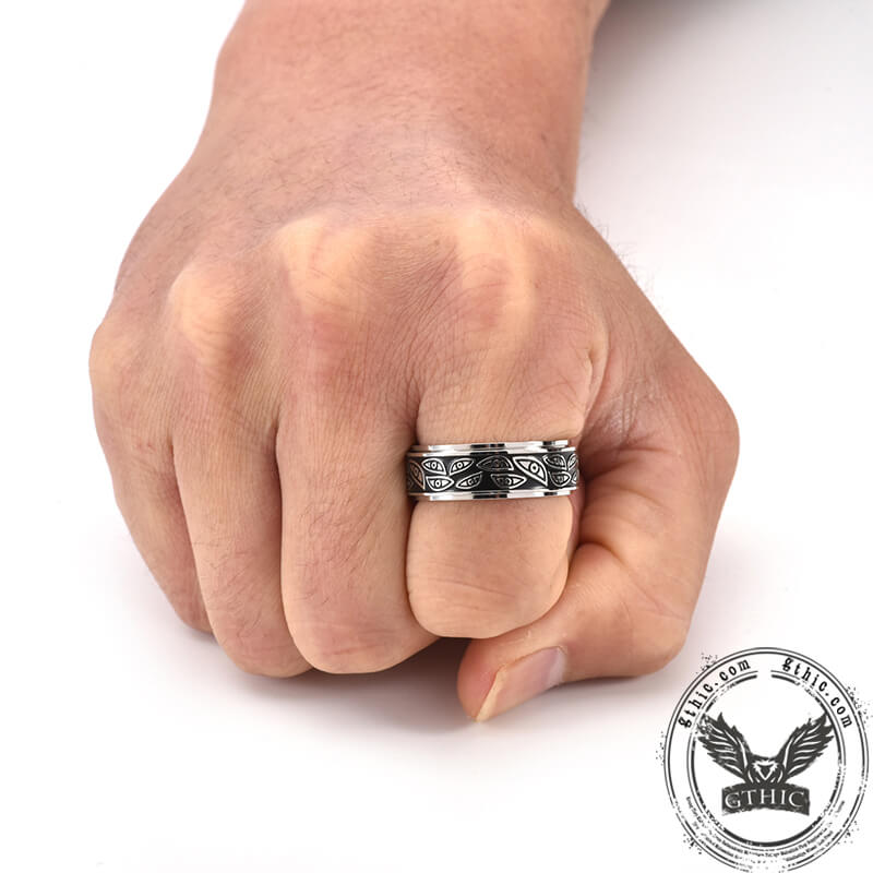 Stylish Corruption Demon Eye Spinner Ring