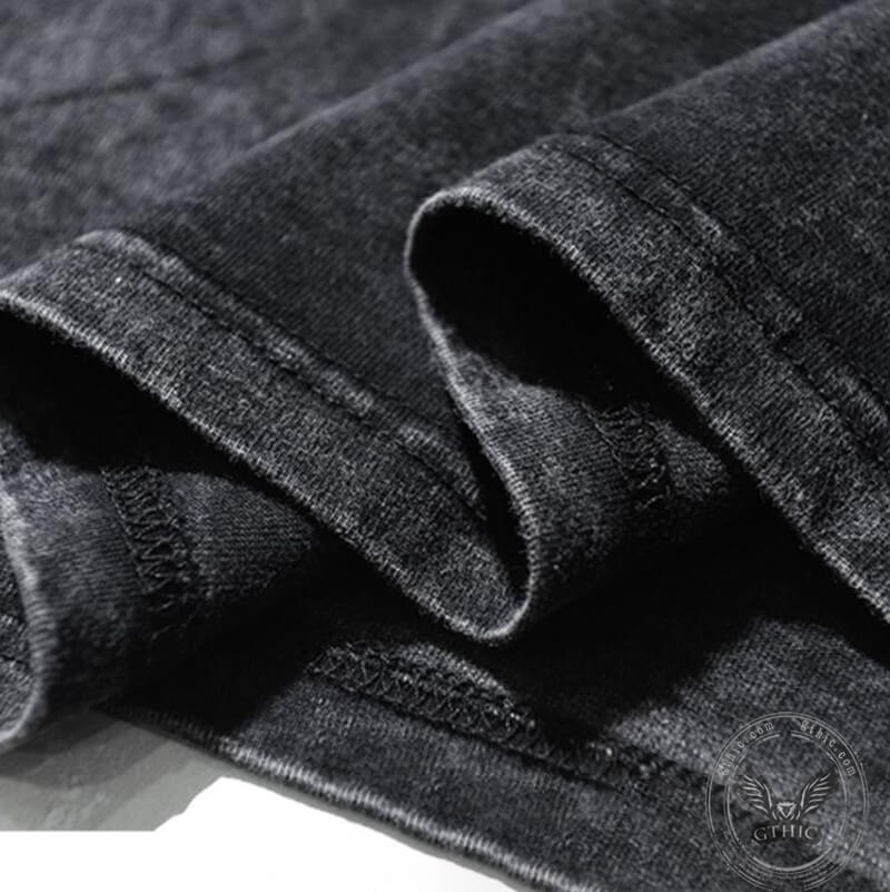 Vintage Blue Wolf Washed T-shirt