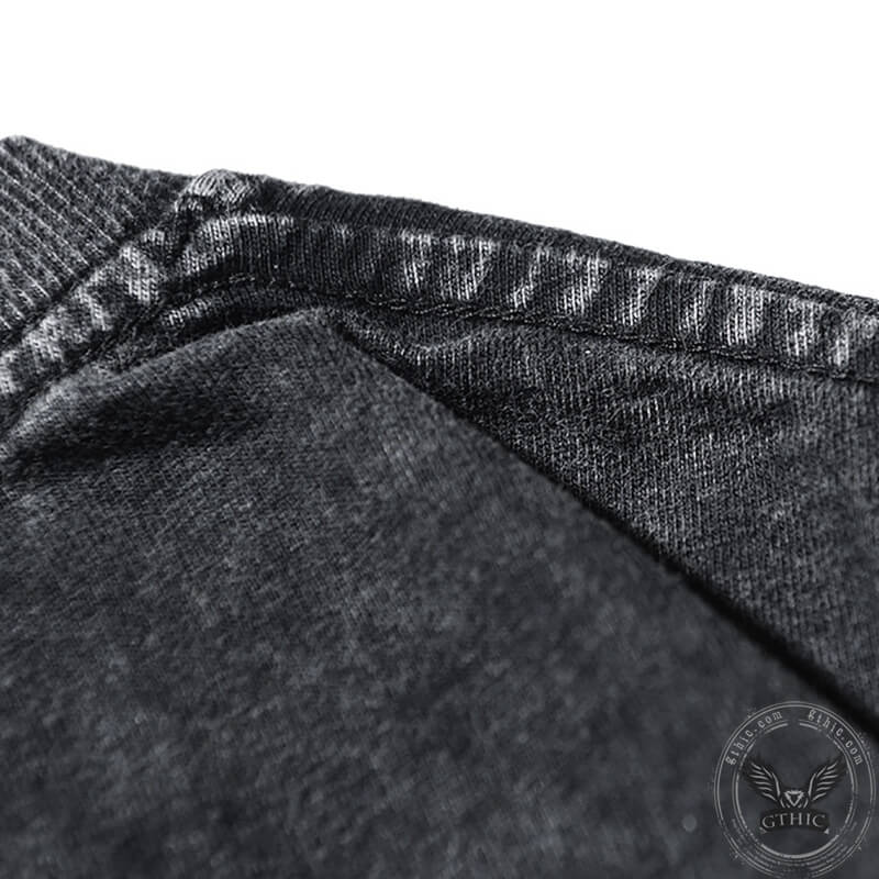 Vintage Blue Wolf Washed T-shirt