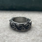 Vintage Cobra Wrap Stainless Steel Snake Ring
