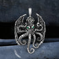 Vintage Demon Octopus Stainless Steel Pendant