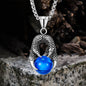 Vintage Dragon Claw Agate Stainless Steel Pendant