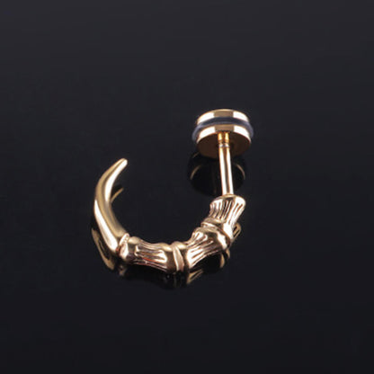 Vintage Eagle Claw Stainless Steel Earrings