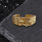 Vintage Half Face Venus Copper Open Ring