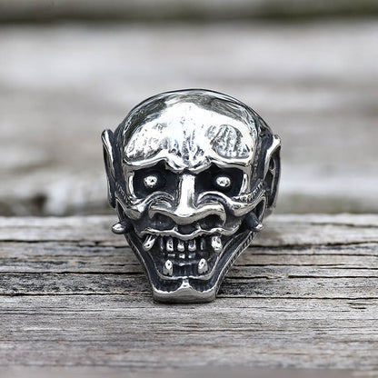 Vintage Hannya Oni Stainless Steel Ring