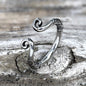 Vintage Pattern Wukong Tightening Curse Stainless Steel Open Ring