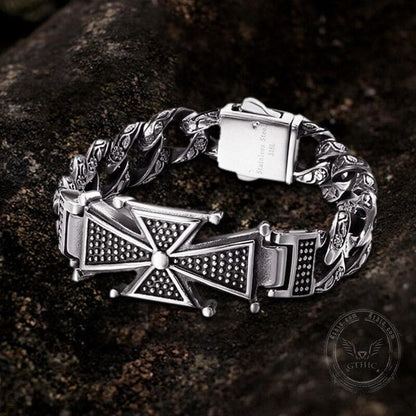 Vintage Skull Stainless Steel Bracelet