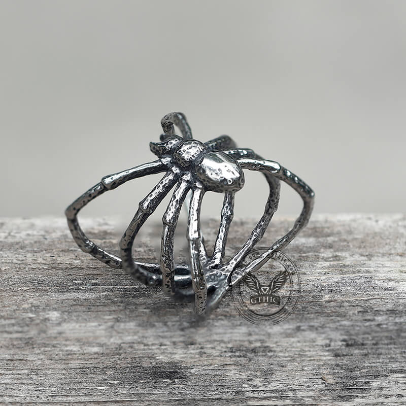 Vintage Spider Stainless Steel Ring