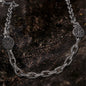 Vintage Stainless Steel Viking Necklace