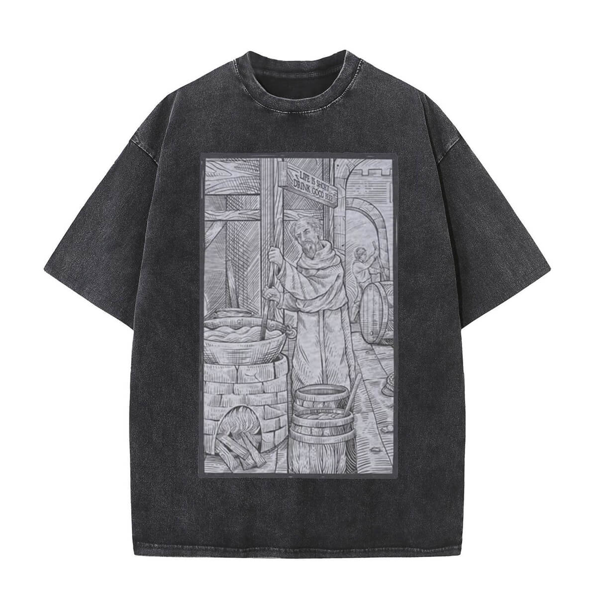 Vintage Washed Brewmaster of Work T-shirt