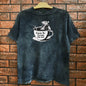 Vintage Washed Fueled By Caffeine And Hate Short Sleeve T-shirt