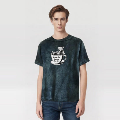 Vintage Washed Fueled By Caffeine And Hate Short Sleeve T-shirt