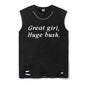 Vintage Washed Great Girl Huge Bush Vest