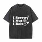 Vintage Washed I Screw I Nut I Bolt T-shirt